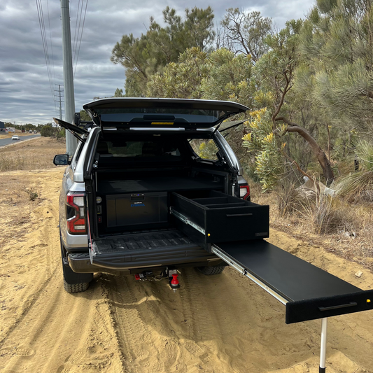 "ULTRA LIGHTWEIGHT SANDY CAPE UTE" Drawer System