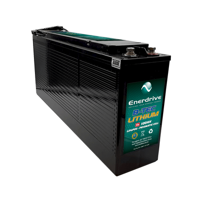 B-TEC 12V 100Ah Slimline Lithium Battery