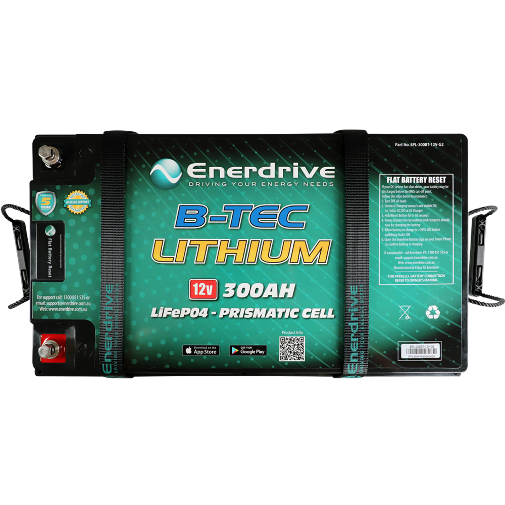 B-TEC 12V 300Ah G2 Lithium Battery